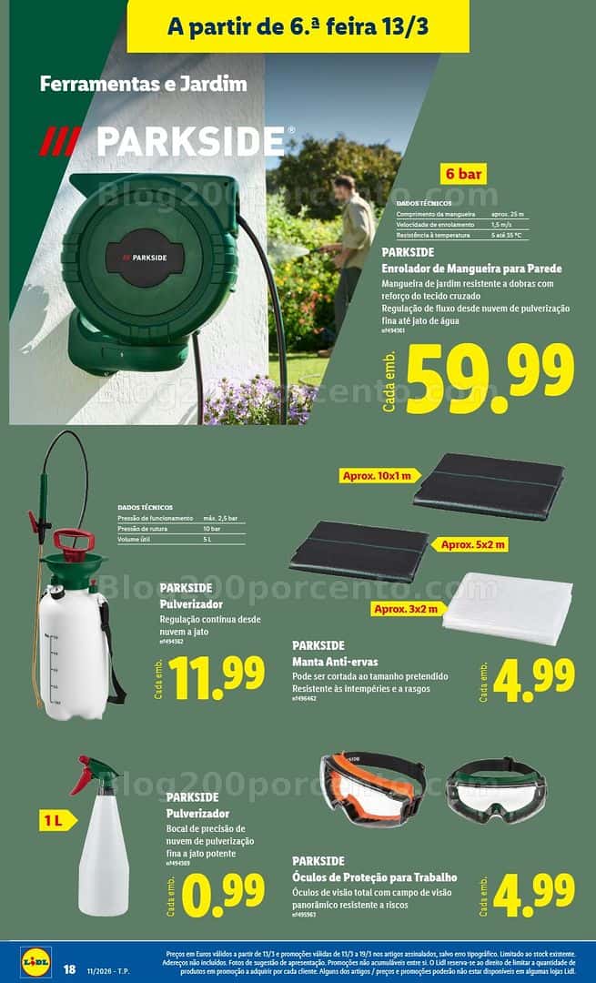 Antevisão Folheto LIDL Bazar Promoções de 9 a 19 março - Edição Digital