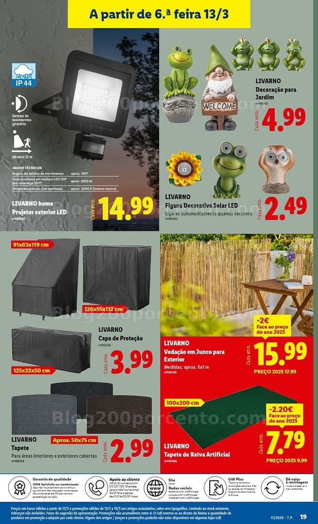 Antevisão Folheto LIDL Bazar Promoções de 9 a 19 março - Edição Digital