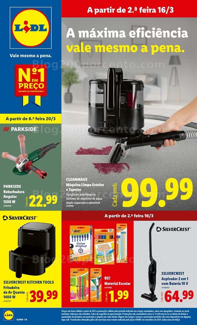 Antevisão Folheto LIDL Bazar Promoções de 16 a 26 março - Edição Digital