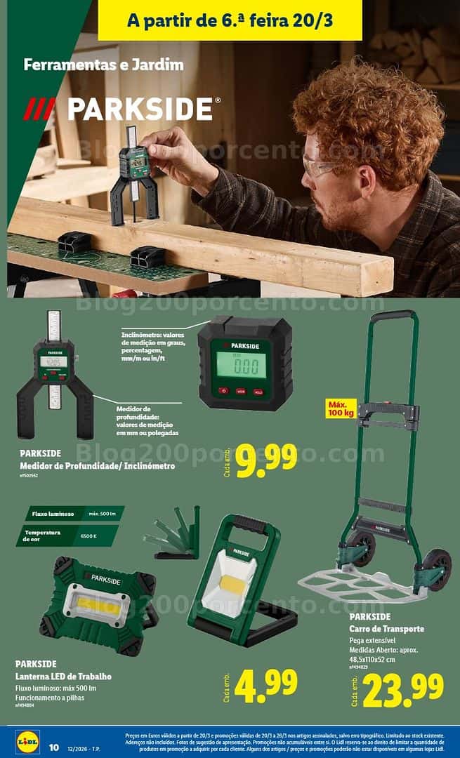 Antevisão Folheto LIDL Bazar Promoções de 16 a 26 março - Edição Digital