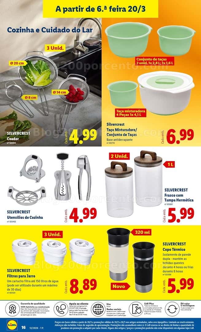 Antevisão Folheto LIDL Bazar Promoções de 16 a 26 março - Edição Digital