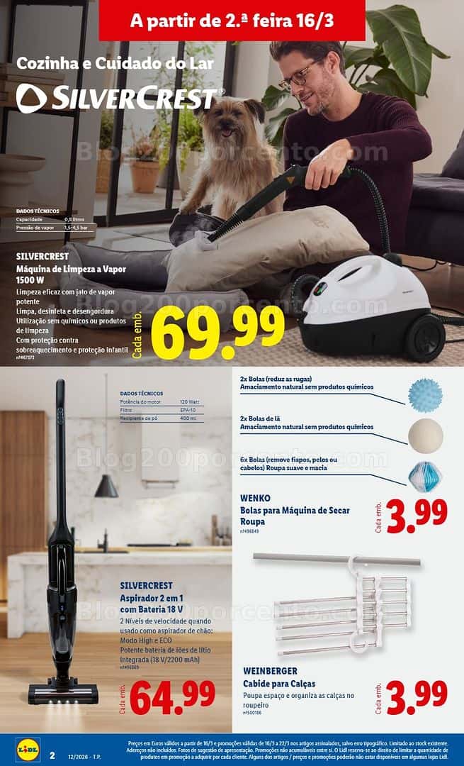 Antevisão Folheto LIDL Bazar Promoções de 16 a 26 março - Edição Digital