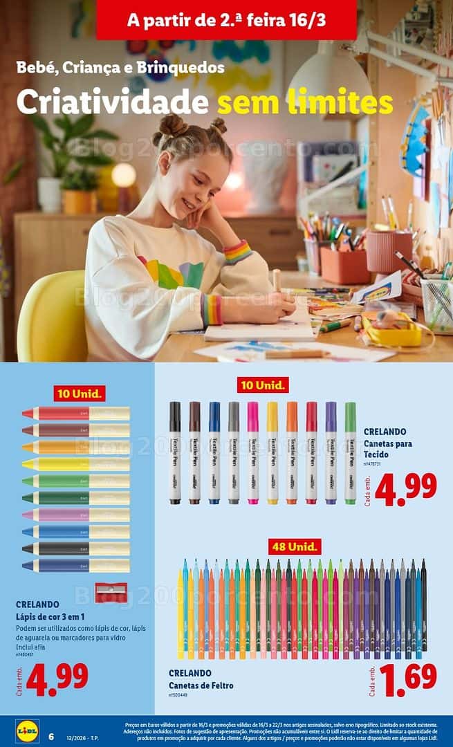 Antevisão Folheto LIDL Bazar Promoções de 16 a 26 março - Edição Digital