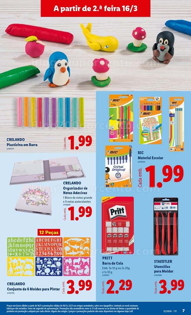 Antevisão Folheto LIDL Bazar Promoções de 16 a 26 março - Edição Digital