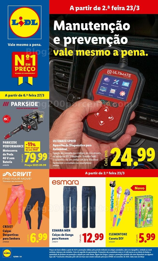 Antevisão Folheto LIDL Bazar Promoções de 23 março a 2 abril - Edição Digital