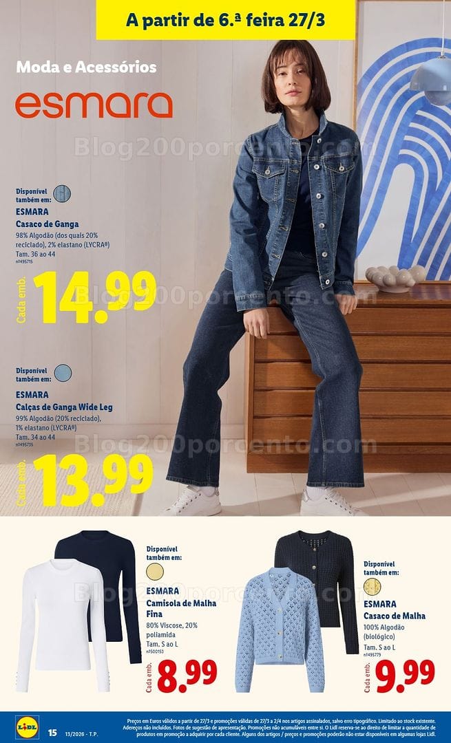 Antevisão Folheto LIDL Bazar Promoções de 27 março a 2 abril