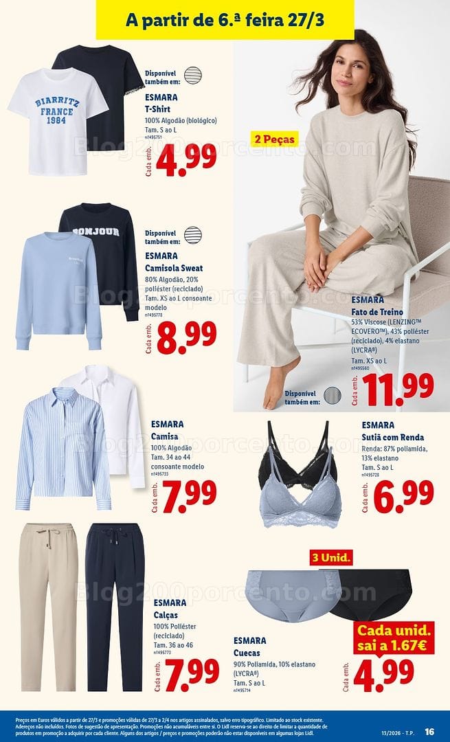 Antevisão Folheto LIDL Bazar Promoções de 23 março a 2 abril