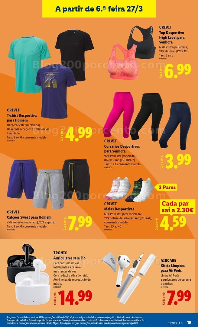 Antevisão Folheto LIDL Bazar Promoções de 23 março a 2 abril