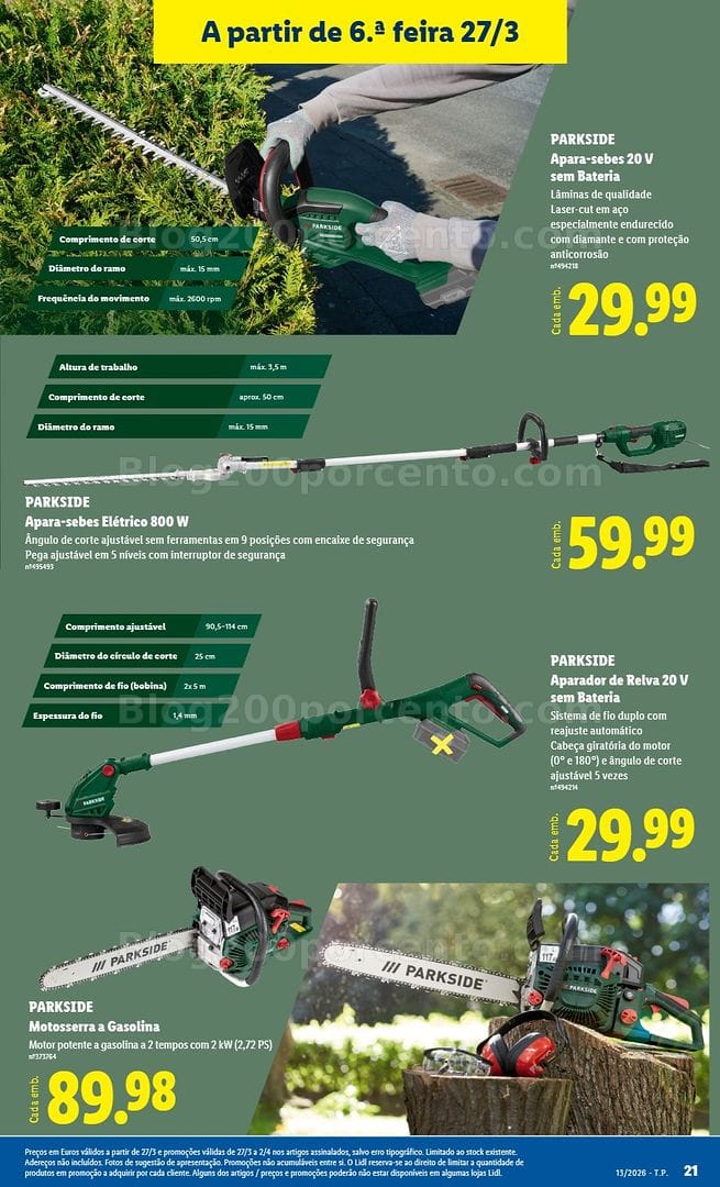 Antevisão Folheto LIDL Bazar Promoções de 23 março a 2 abril