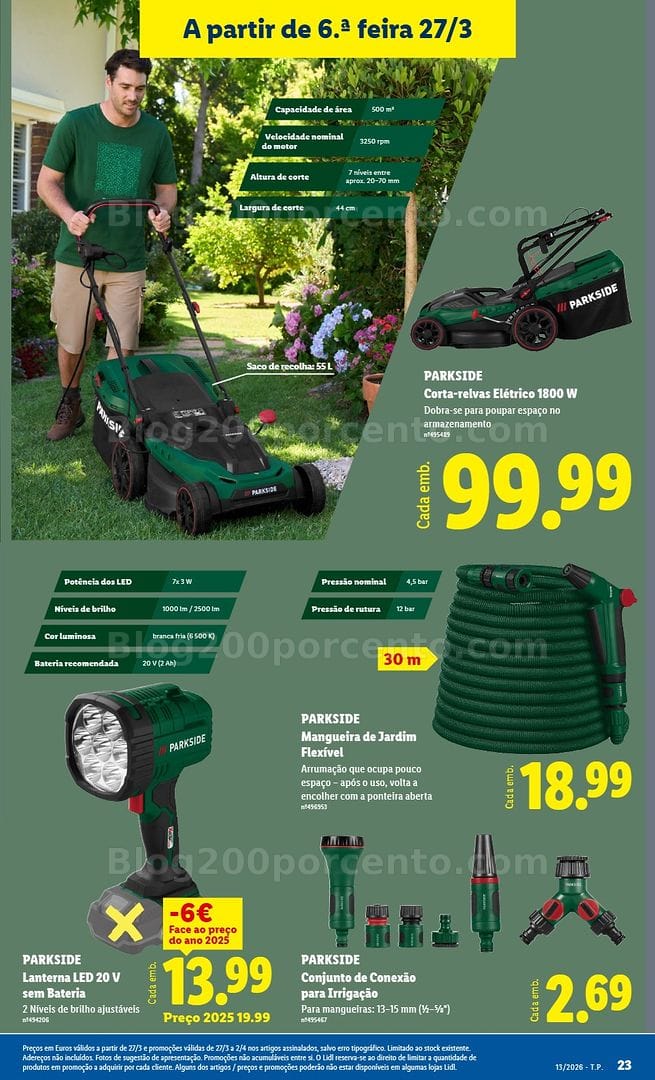 Antevisão Folheto LIDL Bazar Promoções de 23 março a 2 abril