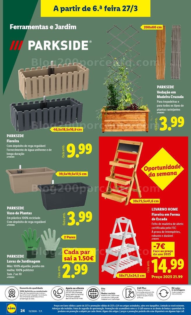 Antevisão Folheto LIDL Bazar Promoções de 23 março a 2 abril