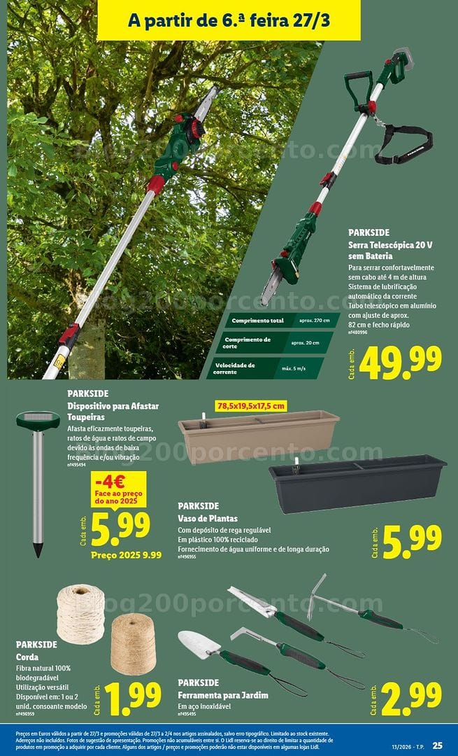 Antevisão Folheto LIDL Bazar Promoções de 23 março a 2 abril