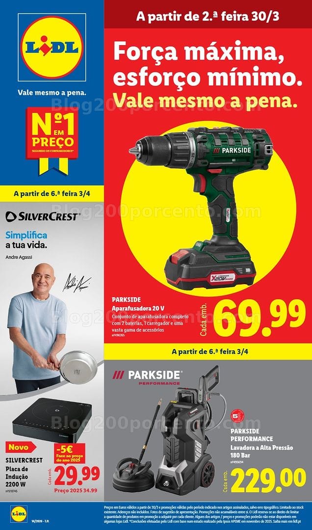 Antevisão Folheto LIDL Bazar Promoções de 30 março a 9 abril