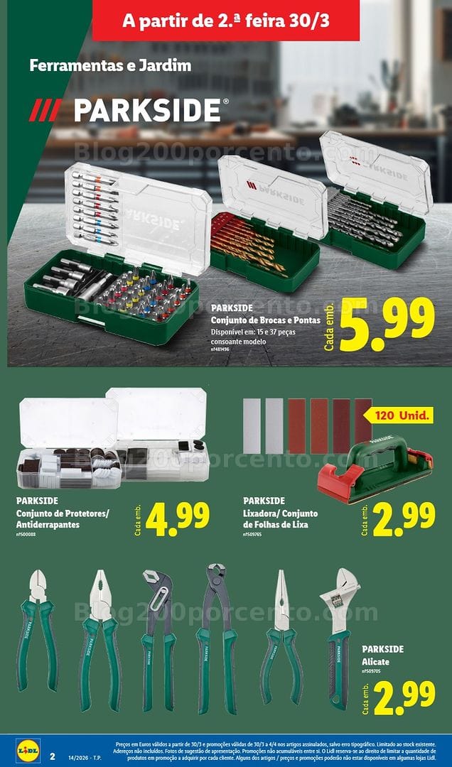 Antevisão Folheto LIDL Bazar Promoções de 30 março a 9 abril