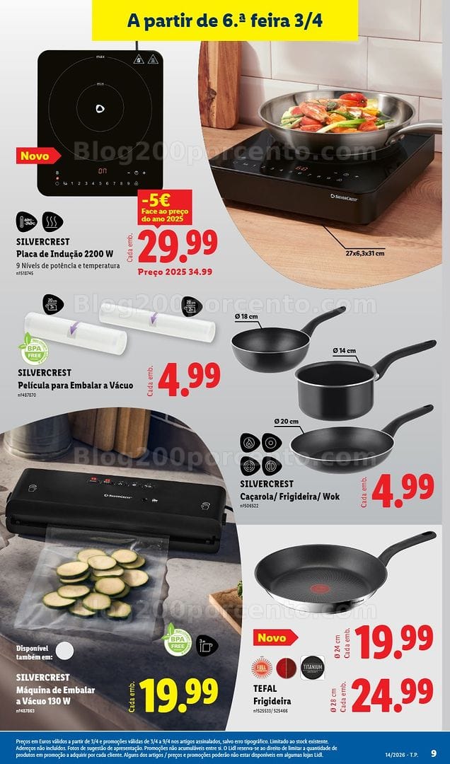 Antevisão Folheto LIDL Bazar Promoções de 30 março a 9 abril