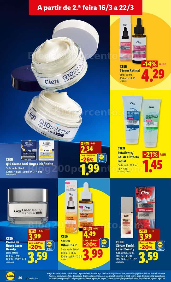 Antevisão Folheto LIDL Promoções de 16 a 22 março - Edição Digital