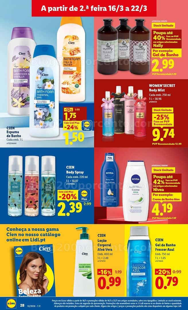 Antevisão Folheto LIDL Promoções de 16 a 22 março - Edição Digital