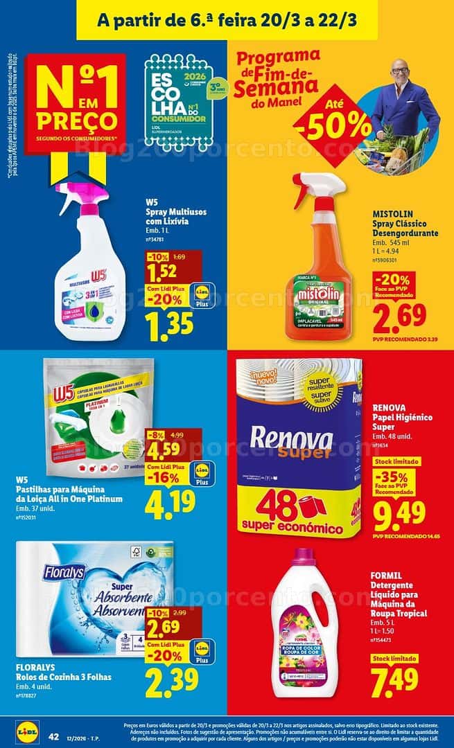 Antevisão Folheto LIDL Promoções de 16 a 22 março - Edição Digital