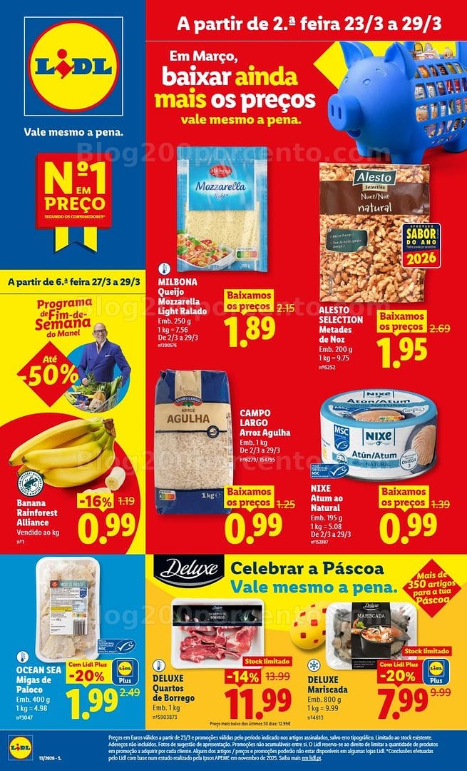 Antevisão Folheto LIDL Promoções de 23 a 29 março - Edição Digital