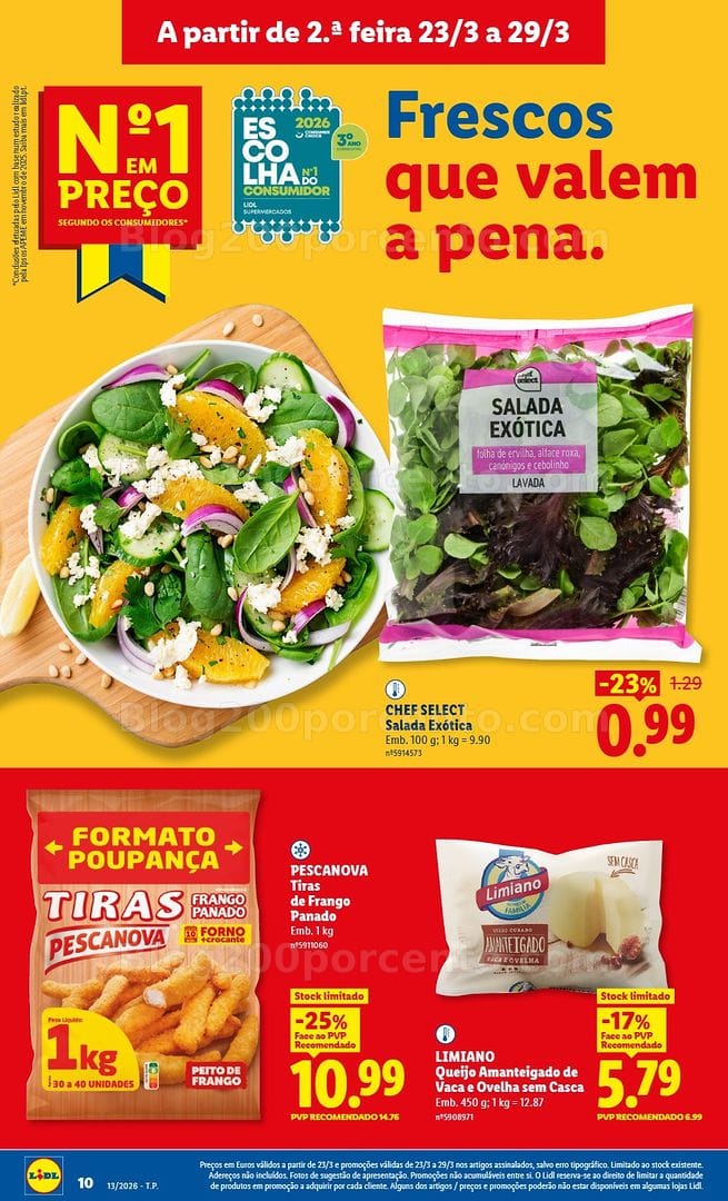 Antevisão Folheto LIDL Promoções de 23 a 29 março - Edição Digital