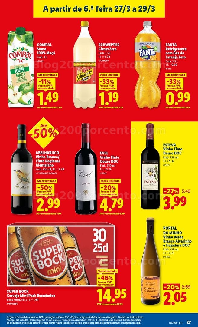 Antevisão Folheto LIDL Promoções de 23 a 29 março - Edição Digital