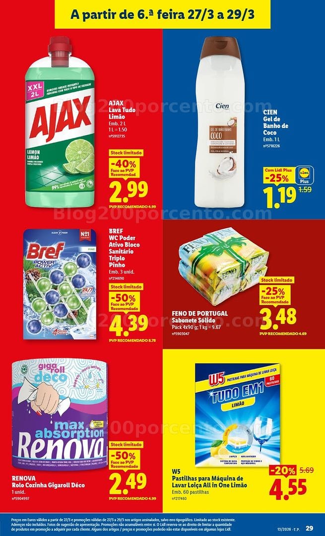 Antevisão Folheto LIDL Promoções de 23 a 29 março - Edição Digital