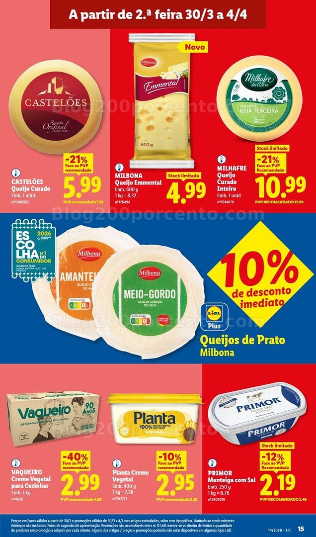 Antevisão Folheto LIDL Promoções de 30 março a 4 abril