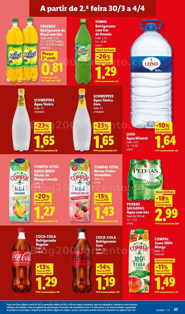 Antevisão Folheto LIDL Promoções de 30 março a 4 abril