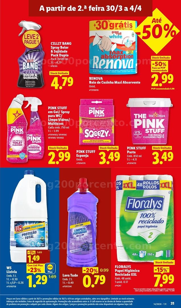 Antevisão Folheto LIDL Promoções de 30 março a 4 abril