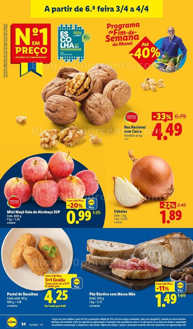 Antevisão Folheto LIDL Promoções de 30 março a 4 abril