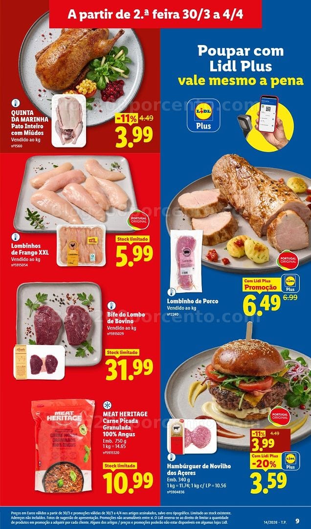 Antevisão Folheto LIDL Promoções de 30 março a 4 abril
