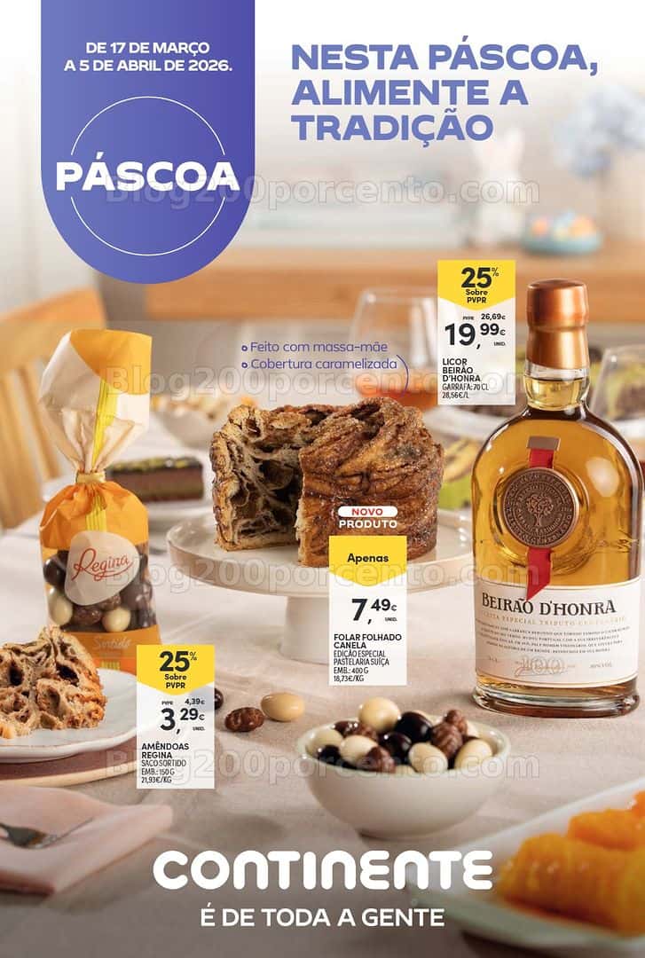 Antevisão Folheto CONTINENTE Páscoa Promoções de 17 março a 5 abril - Edição Digital