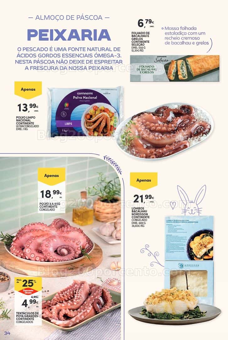 Antevisão Folheto CONTINENTE Páscoa Promoções de 17 março a 5 abril - Edição Digital