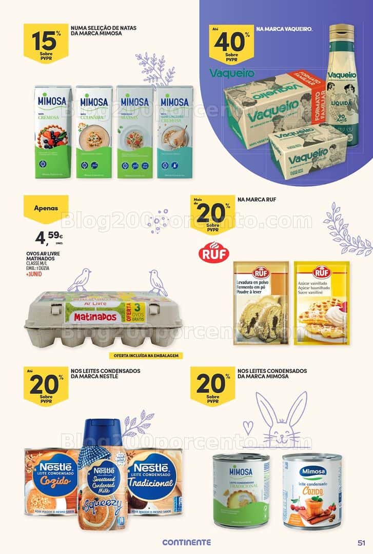 Antevisão Folheto CONTINENTE Páscoa Promoções de 17 março a 5 abril - Edição Digital