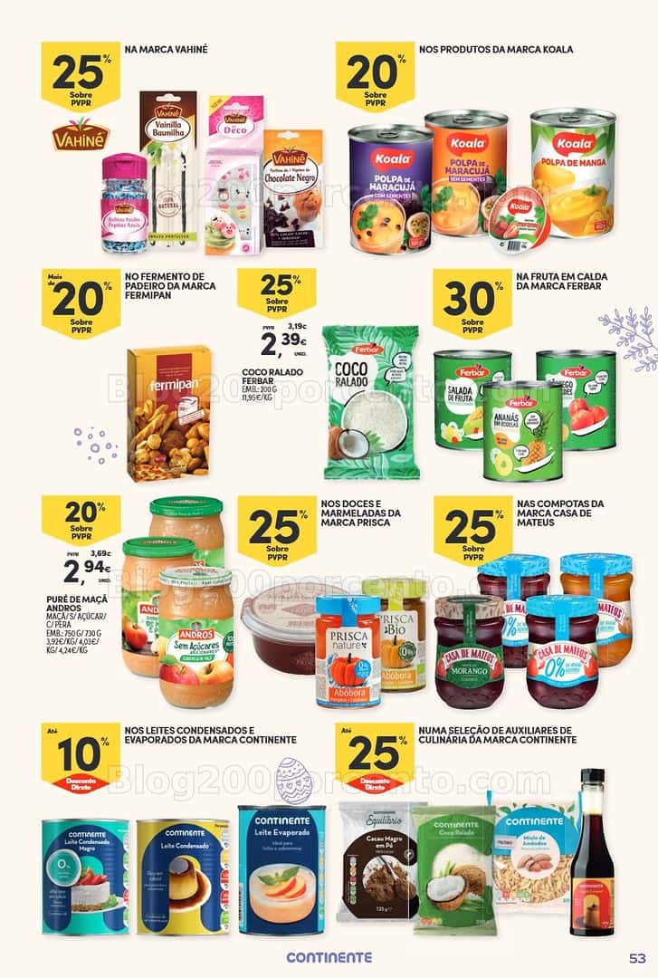 Antevisão Folheto CONTINENTE Páscoa Promoções de 17 março a 5 abril - Edição Digital