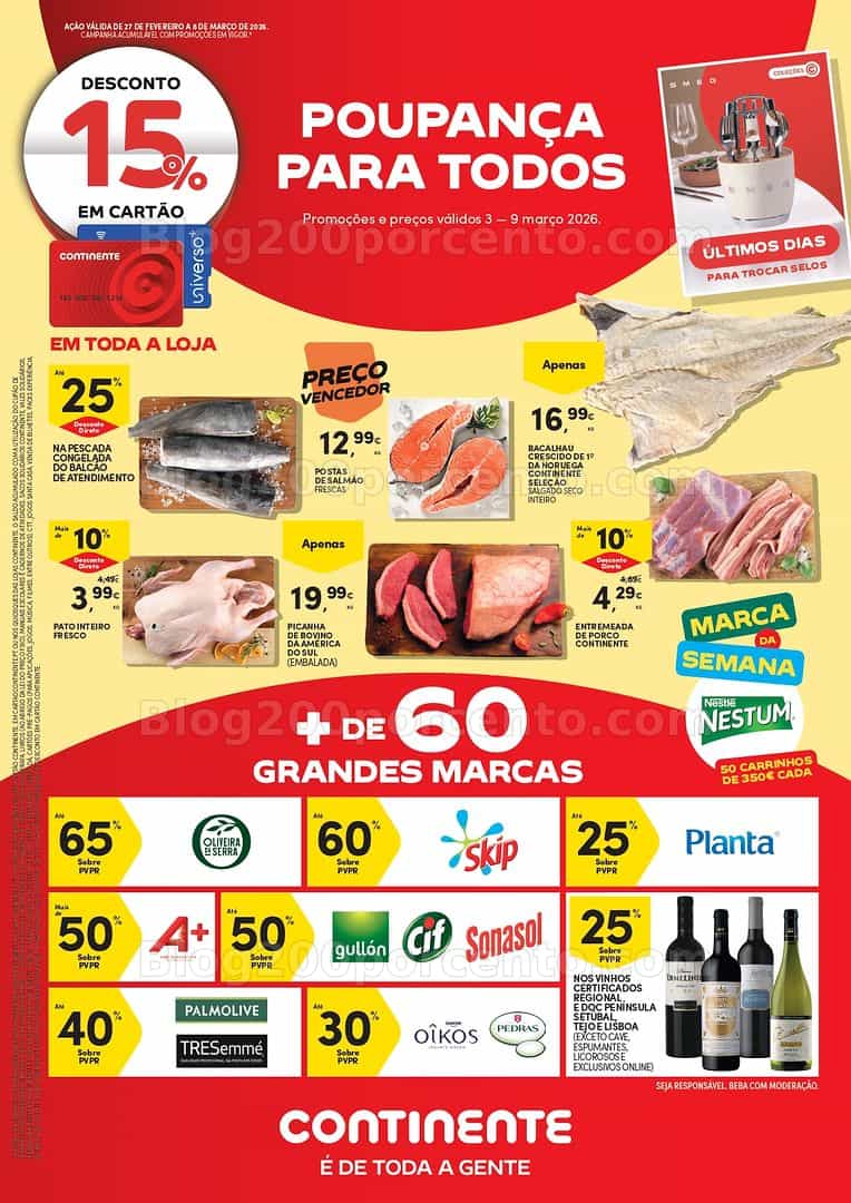 Antevisão Folheto CONTINENTE Bom Dia Promoções de 3 a 9 março