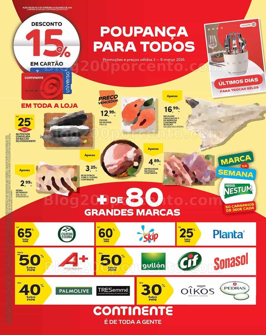 Antevisão Folheto CONTINENTE Madeira Promoções de 3 a 9 março