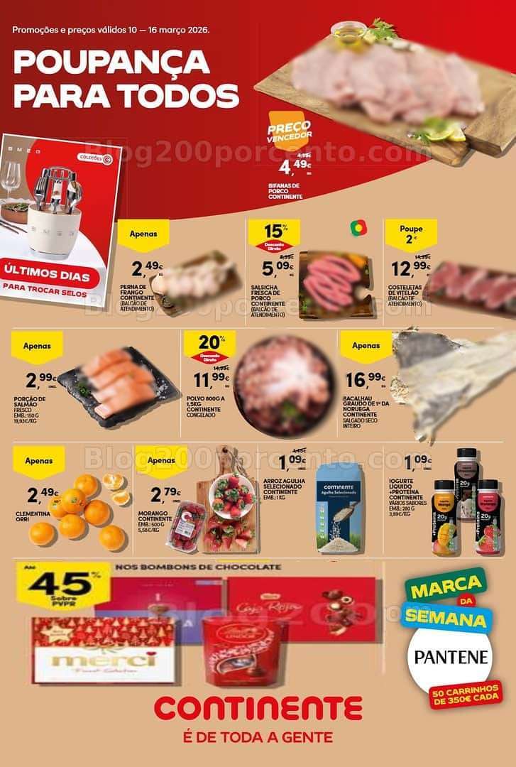 Antevisão Folheto CONTINENTE Promoções de 10 a 16 março - Edição Digital