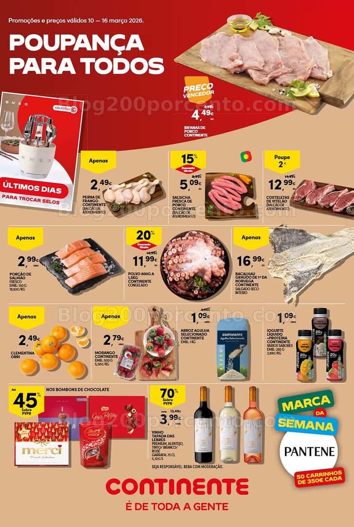 Antevisão Folheto CONTINENTE Promoções de 10 a 16 março - Edição Digital
