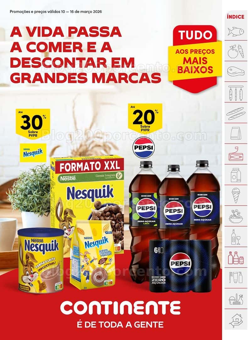 Antevisão Folheto CONTINENTE Promoções de 10 a 16 março - Edição Digital