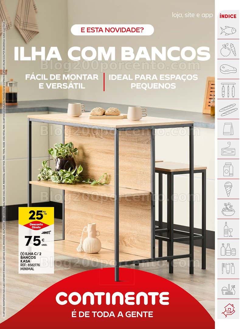 Antevisão Folheto CONTINENTE Casa Promoções até 16 março