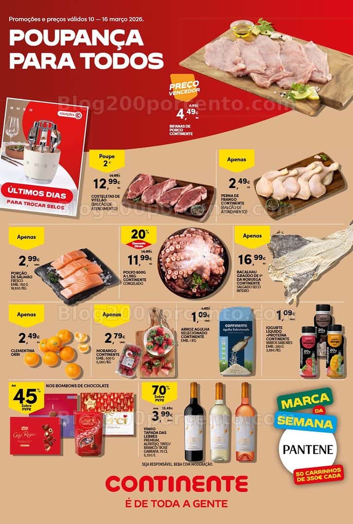 Antevisão Folheto CONTINENTE Bom Dia Promoções de 10 a 16 março