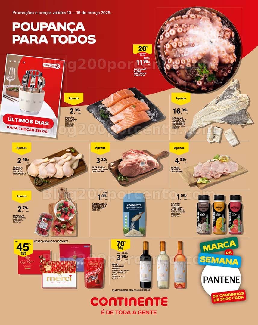 Antevisão Folheto CONTINENTE Madeira Promoções de 10 a 16 março