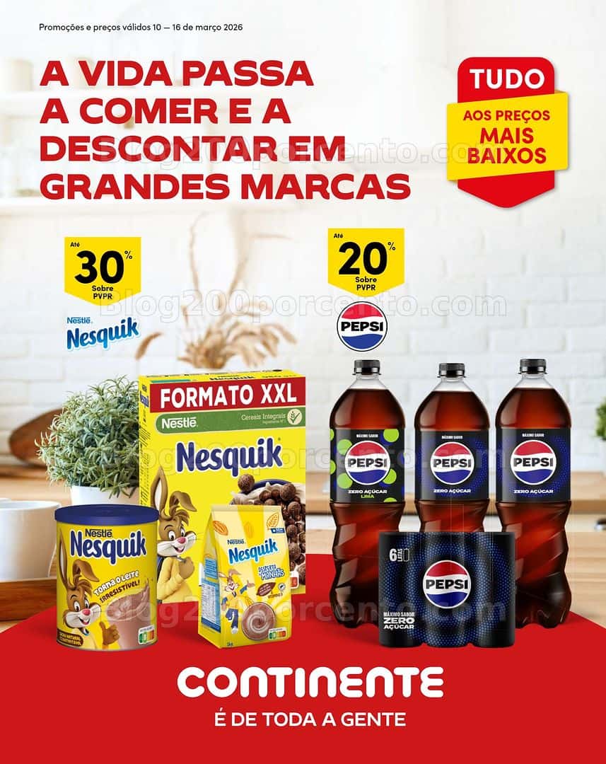 Antevisão Folheto CONTINENTE Madeira Promoções de 10 a 16 março