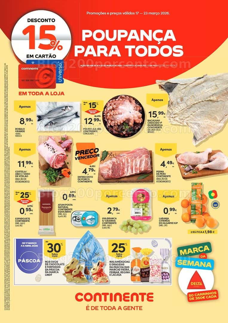 Antevisão Folheto CONTINENTE Bom Dia Promoções de 17 a 23 março