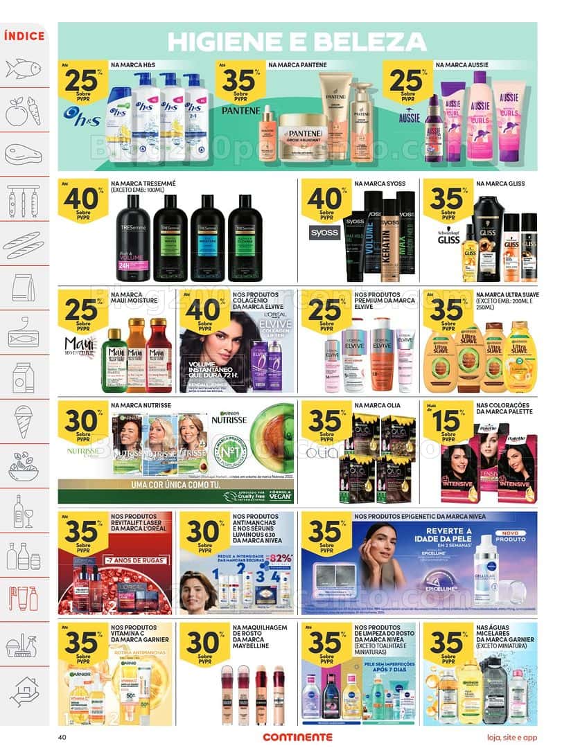 Antevisão Folheto CONTINENTE Higiene e Beleza Promoções até 23 março