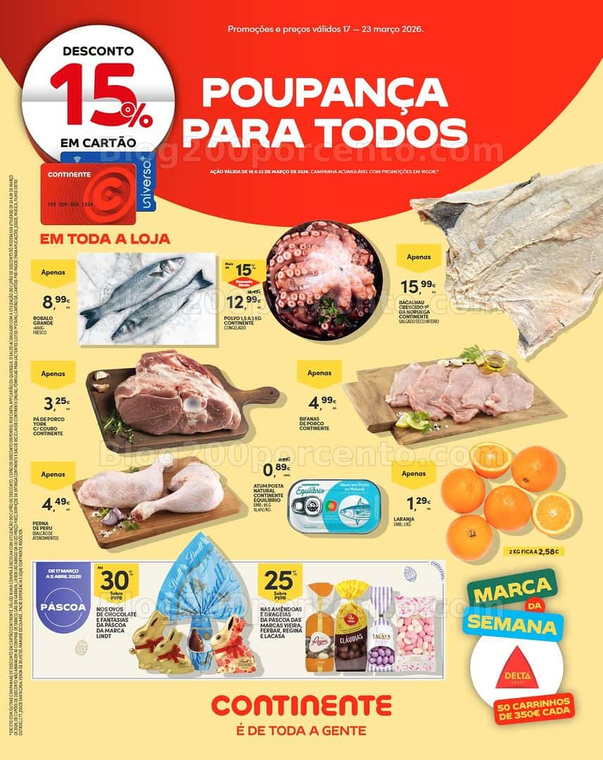 Antevisão Folheto CONTINENTE Madeira Promoções de 17 a 23 março