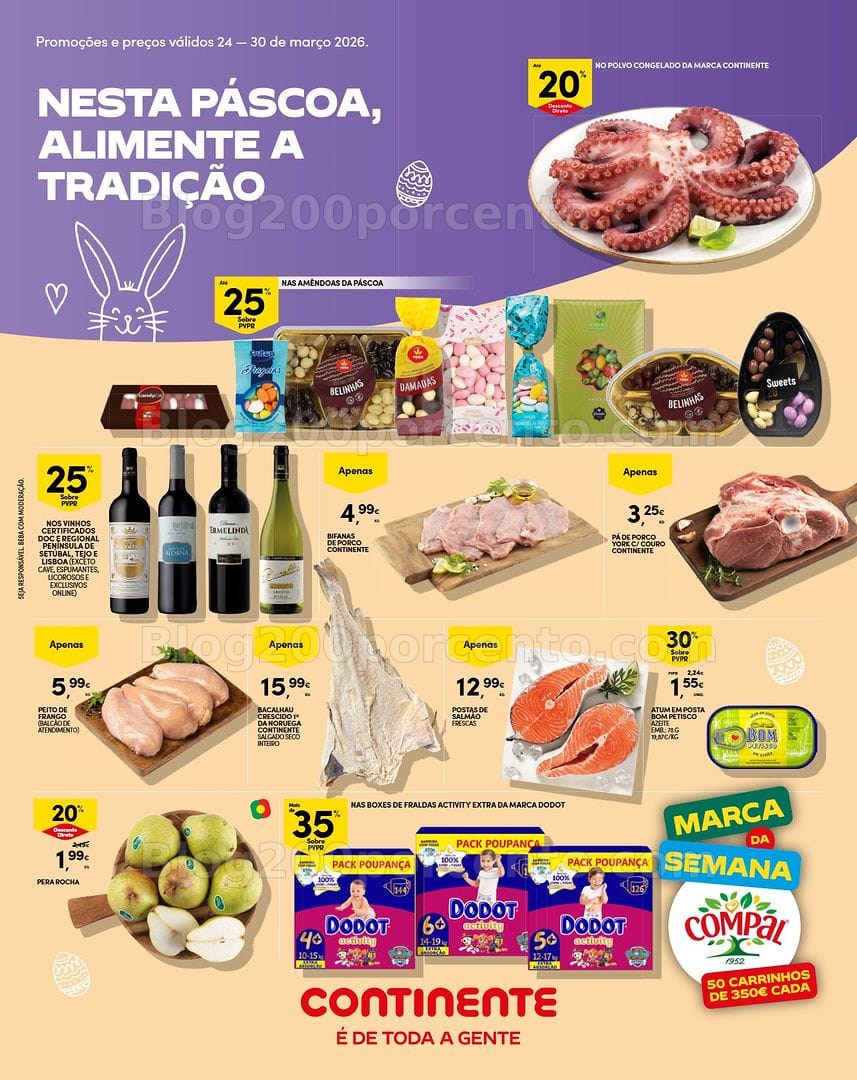 Antevisão Folheto CONTINENTE Madeira Promoções de 24 a 30 março