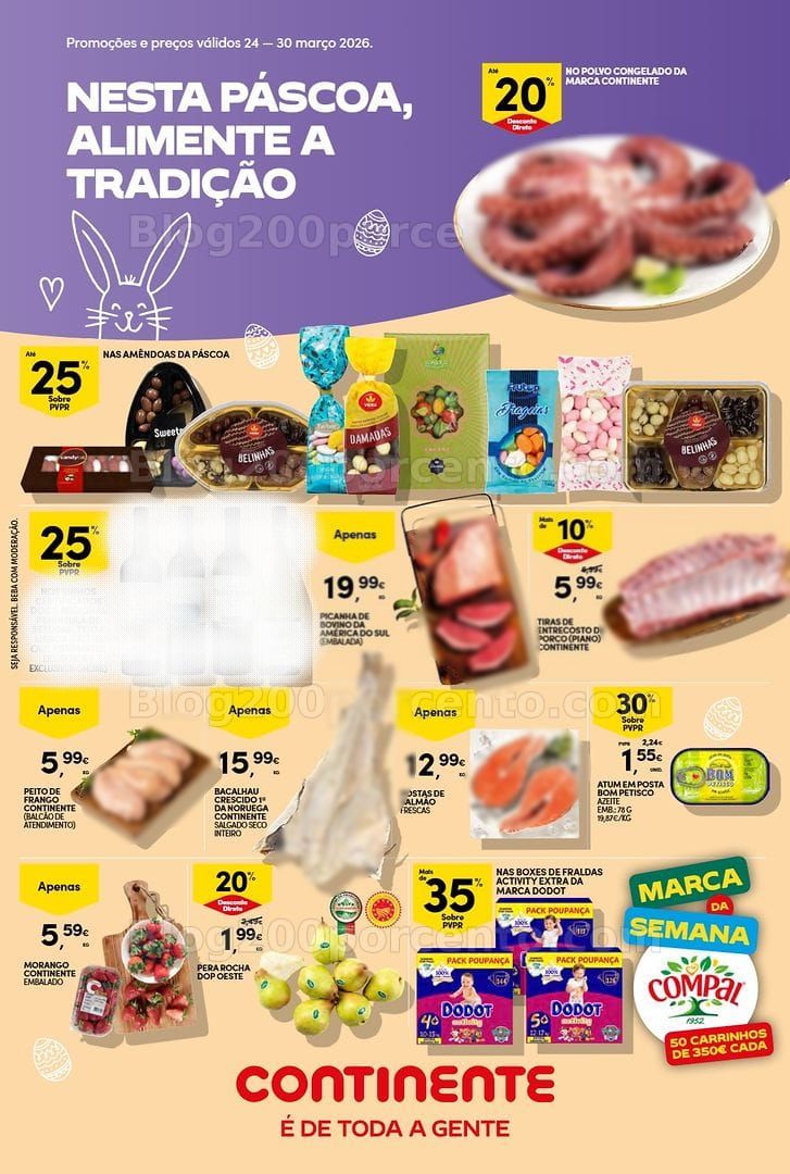 Antevisão Folheto CONTINENTE Promoções de 24 a 30 março - Edição Digital