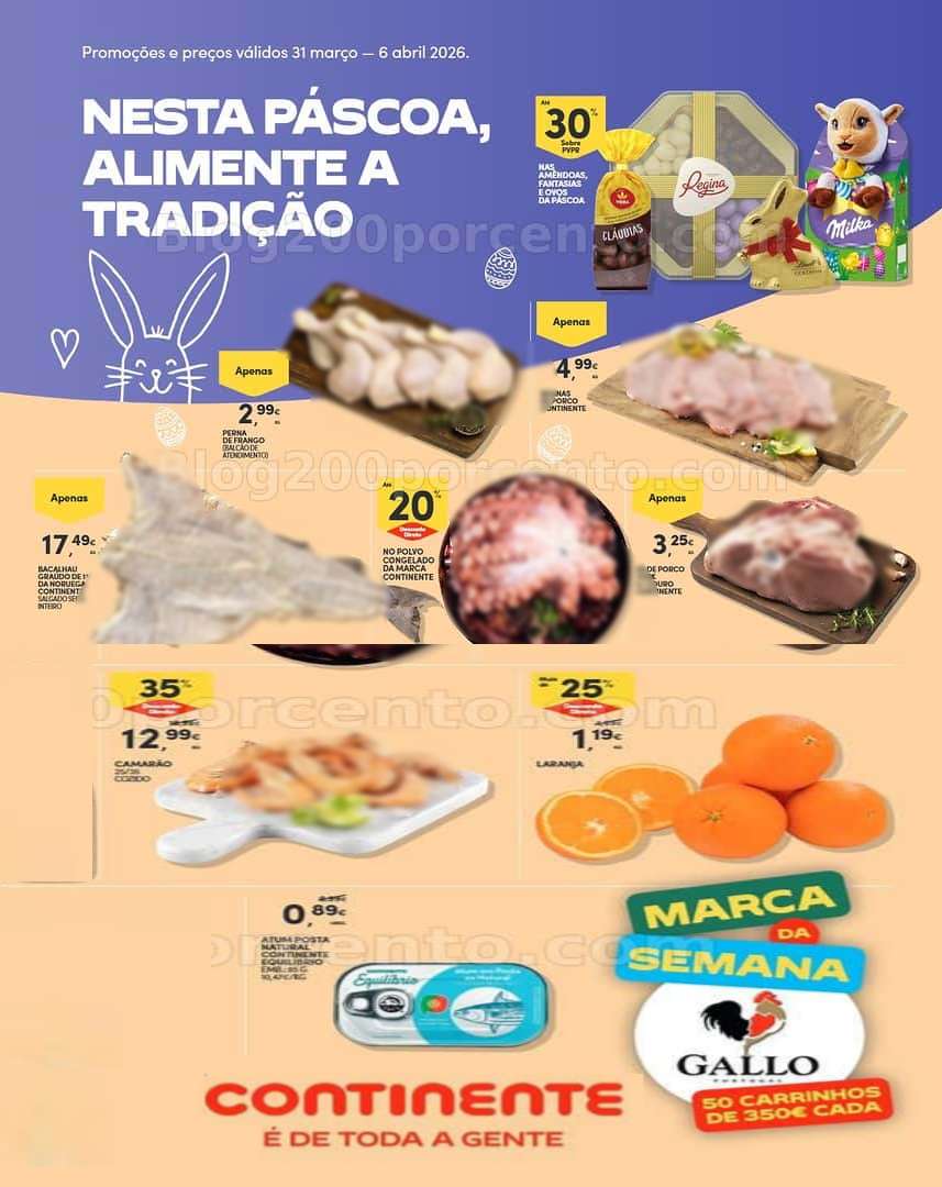 Antevisão Folheto CONTINENTE Madeira Promoções de 31 março a 6 abril